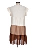 Shein 100% Polyester Color Block Ivory Casual Dress Size L - photo 2