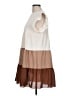 Shein 100% Polyester Color Block Ivory Casual Dress Size L - photo 5