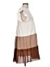 Shein 100% Polyester Color Block Ivory Casual Dress Size L - photo 4