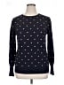 Ann Taylor LOFT Polka Dots Blue Pullover Sweater Size XL - photo 1
