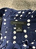 Ann Taylor 100% Rayon Polka Dots Blue Long Sleeve Blouse Size XS - photo 7