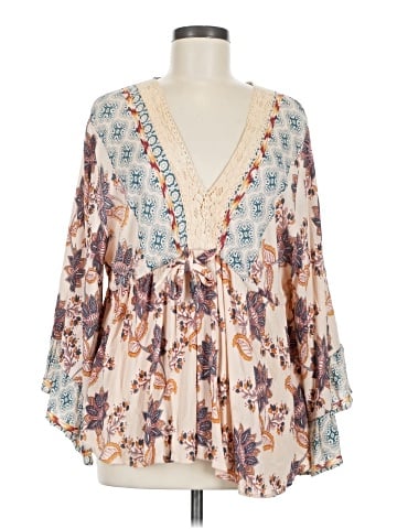 Angie 3/4 Sleeve Blouse (view 1)