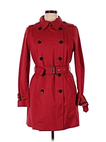 White House Black Market Trenchcoat (view 1)