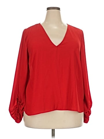 ELOQUII 3/4 Sleeve Blouse (view 1)