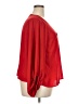 ELOQUII 100% Polyester Red 3/4 Sleeve Blouse Size 18 Plus - photo 4