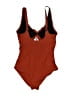 DKNY Solid Brown One Piece Swimsuit Size M - photo 2