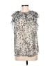 Ann Taylor LOFT Gray Short Sleeve Blouse Size M - photo 1