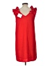 Entro 100% Polyester Red Casual Dress Size L - photo 2