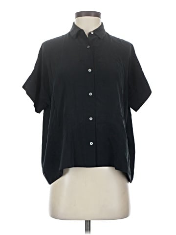 Everlane Short Sleeve Silk Top (view 1)