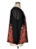 JM Collection Black Long Sleeve Blouse Size XL - photo 4