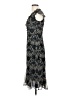 Ann Taylor LOFT 100% Polyester Paisley Blue Cocktail Dress Size 0 - photo 5