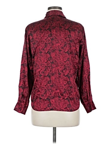 Style&Co Long Sleeve Silk Top (view 2)