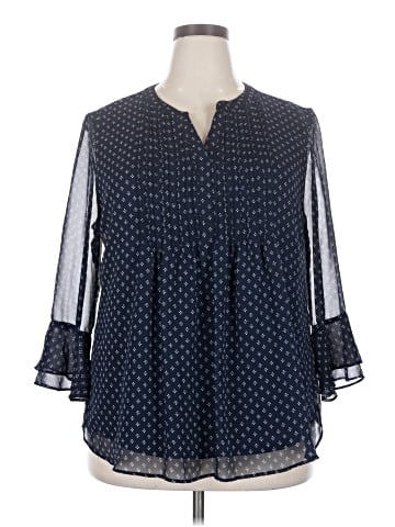 Charter Club 3/4 Sleeve Blouse (view 1)