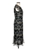 Ann Taylor LOFT 100% Polyester Paisley Blue Cocktail Dress Size 0 - photo 4