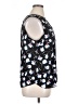 Talbots 100% Polyester Black Sleeveless Blouse Size XL Petite - photo 4