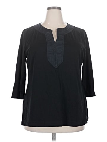 Lauren by Ralph Lauren 3/4 Sleeve Blouse (view 1)