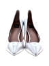 ZAC Zac Posen Metallic Silver Heels Size 8 1/2 - photo 2