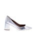 ZAC Zac Posen Metallic Silver Heels Size 8 1/2 - photo 1