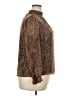 1.State 100% Polyester Animal Print Brown Long Sleeve Blouse Size XXL - photo 4