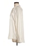 DKNY Ivory Long Sleeve Silk Top Size M - photo 5