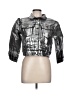 Fashion Nova Metallic Silver Raincoat Size L - photo 1
