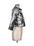 Fashion Nova Metallic Silver Raincoat Size L - photo 4