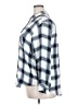 Lane Bryant Plaid Blue Long Sleeve Button-Down Shirt Size 18 - 20 Plus - photo 5