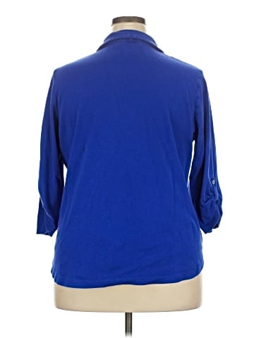 Kim Rogers 3/4 Sleeve Button-Down Shirt (view 2)