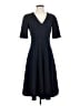 Donna Morgan Solid Black Casual Dress Size 4 - photo 1