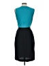 BCBGMAXAZRIA 100% Polyester Color Block Teal Cocktail Dress Size 10 - photo 2