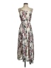 Lovestitch 100% Polyester Print Ivory Casual Dress Size S - photo 1