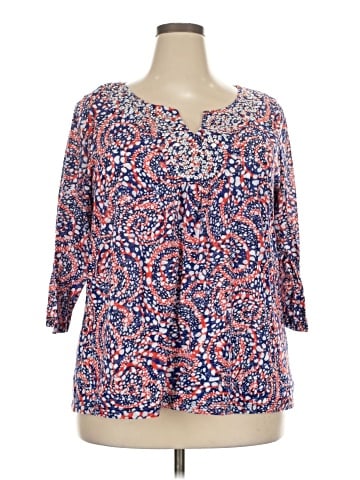 Ruby Rd. 3/4 Sleeve Blouse (view 1)