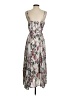 Lovestitch 100% Polyester Print Ivory Casual Dress Size S - photo 2