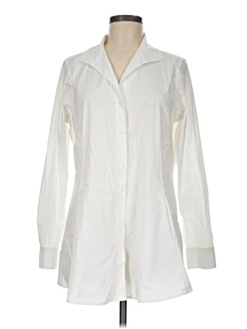 Foxcroft Long Sleeve Button-Down Shirt (view 1)