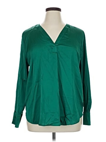 Ann Taylor Long Sleeve Blouse (view 1)