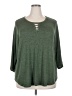 Bobeau Green 3/4 Sleeve Top Size 2X - photo 1