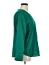 Ann Taylor 100% Polyester Green Long Sleeve Blouse Size XL - photo 4