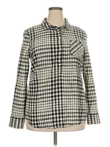 Merona Long Sleeve Button-Down Shirt (view 1)