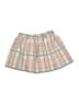 Unbranded 100% Cotton Plaid Tan Skirt Size 7 - 8 - photo 1