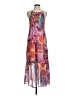 THML 100% Polyester Graphic Purple Cocktail Dress Size S - photo 1