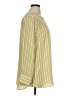 Talbots 100% Polyester Stripes Yellow 3/4 Sleeve Blouse Size XL - photo 4