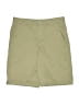 Under Armour 100% Polyester Solid Tan Green Khaki Shorts Size 14 - photo 1