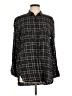 Rag & Bone/JEAN Plaid Black Long Sleeve Blouse Size M - photo 1
