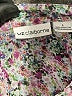 Liz Claiborne 100% Polyester Floral Ivory Long Sleeve Blouse Size L - photo 7