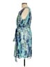 Apt. 9 100% Polyester Print Blue Cocktail Dress Size L - photo 5