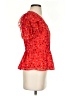 Madewell Red Short Sleeve Blouse Size 00 - photo 4