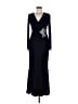 Betsy & Adam Black Cocktail Dress Size 4 - photo 1