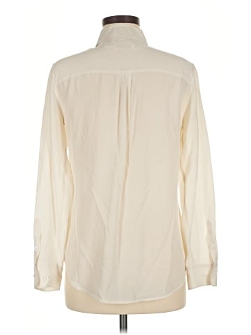 Equipment Long Sleeve Silk Top (view 2)