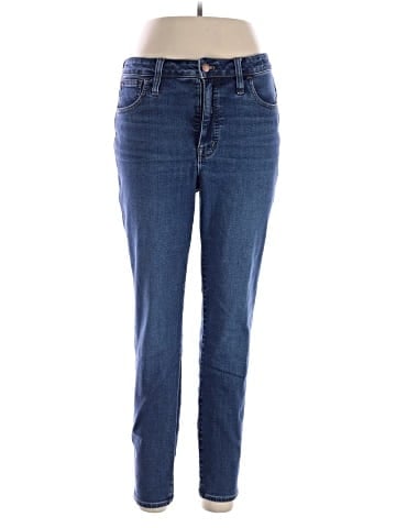 Madewell Curvy 10" High-Rise Roadtripper Authentic Skinny Jeans in Faulkner Wash (view 1)