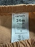 Carter's 100% Cotton Solid Tan Khaki Shorts 18-24 MO / 24 MO - photo 3